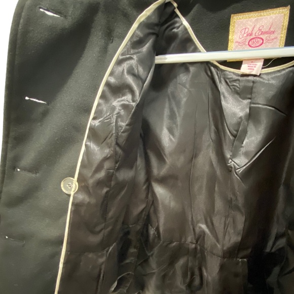 Pink Envelope Pea Coat Size L - Picture 5 of 8